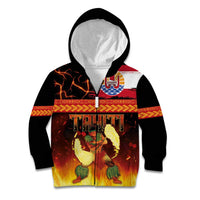 Tahitian Siva Afi Kid Hoodie Tribal Performers of Tahitian Fire Knife Dancing