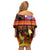 Tahitian Siva Afi Off Shoulder Short Dress Tribal Performers of Tahitian Fire Knife Dancing