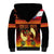 Tahitian Siva Afi Sherpa Hoodie Tribal Performers of Tahitian Fire Knife Dancing