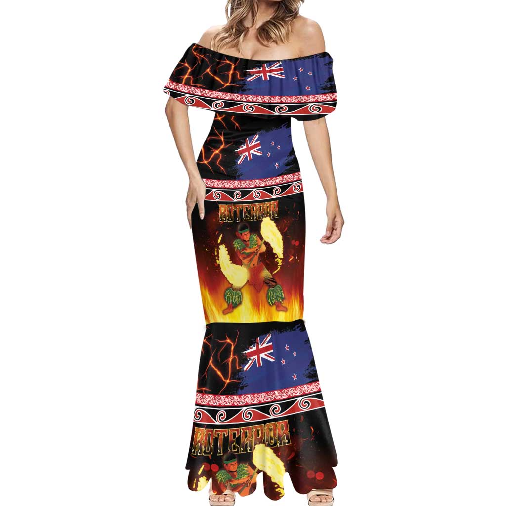 Aotearoa Siva Afi Mermaid Dress Tribal Performers of Aotearoa Fire Knife Dancing LT03 - Polynesian Pride