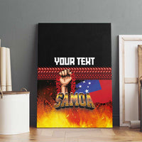 Personalised Samoan Spirit - Samoa Tribal Heritage Canvas Wall Art LT03 - Polynesian Pride