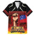 Personalised Samoan Spirit - Samoa Tribal Heritage Family Matching Off Shoulder Short Dress and Hawaiian Shirt