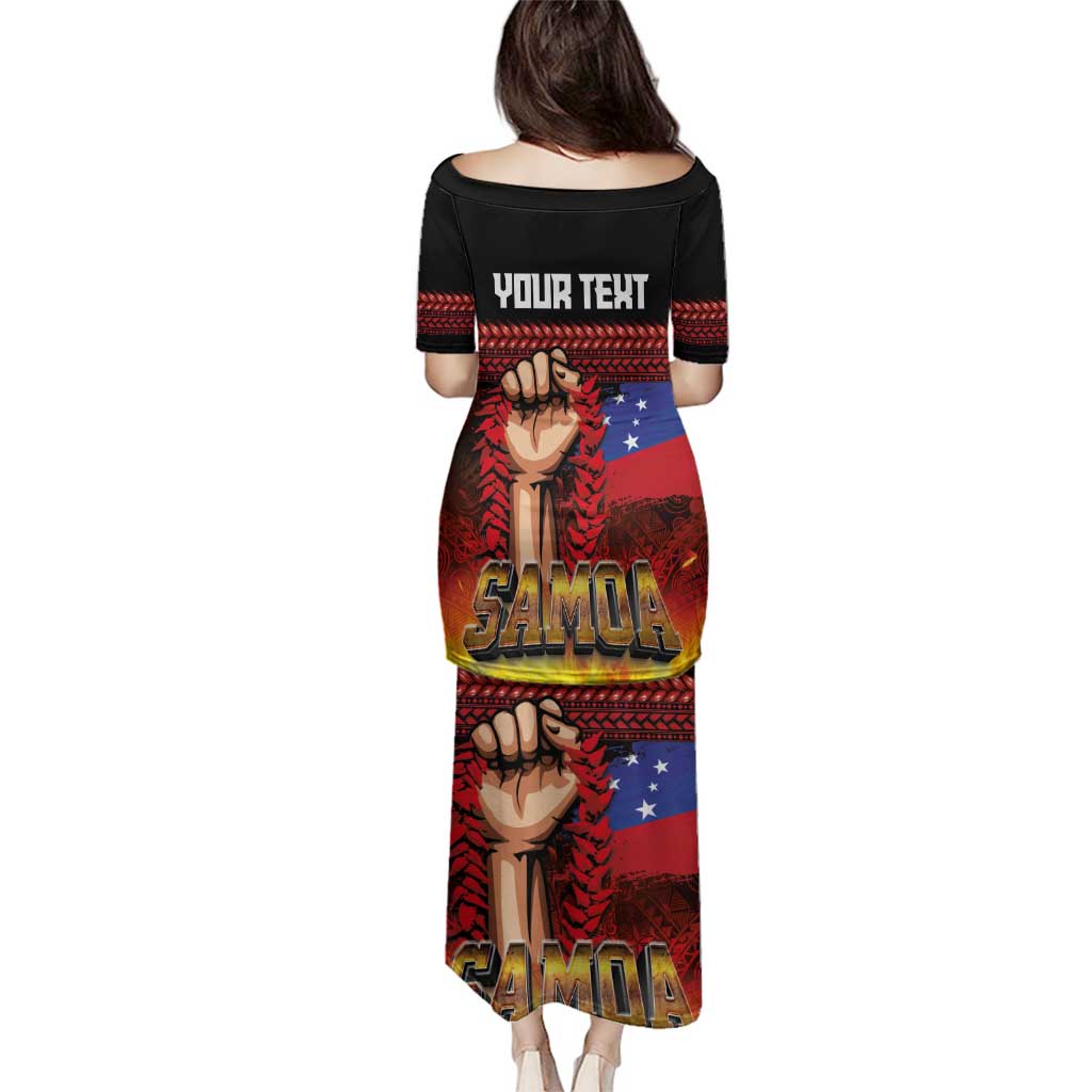 Personalised Samoan Spirit - Samoa Tribal Heritage Family Matching Puletasi and Hawaiian Shirt