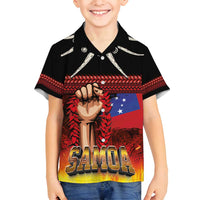 Personalised Samoan Spirit - Samoa Tribal Heritage Family Matching Puletasi and Hawaiian Shirt