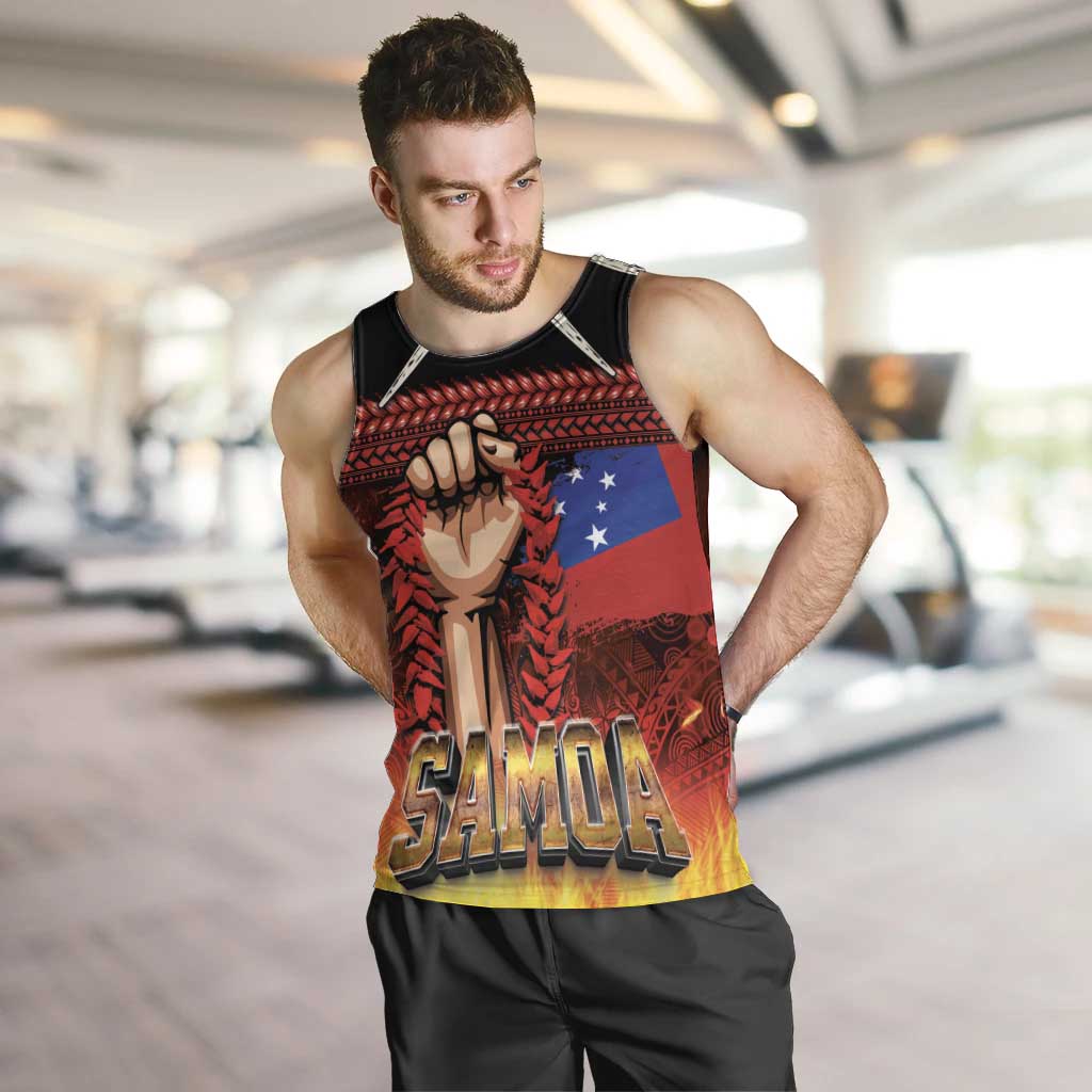 Personalised Samoan Spirit - Samoa Tribal Heritage Men Tank Top