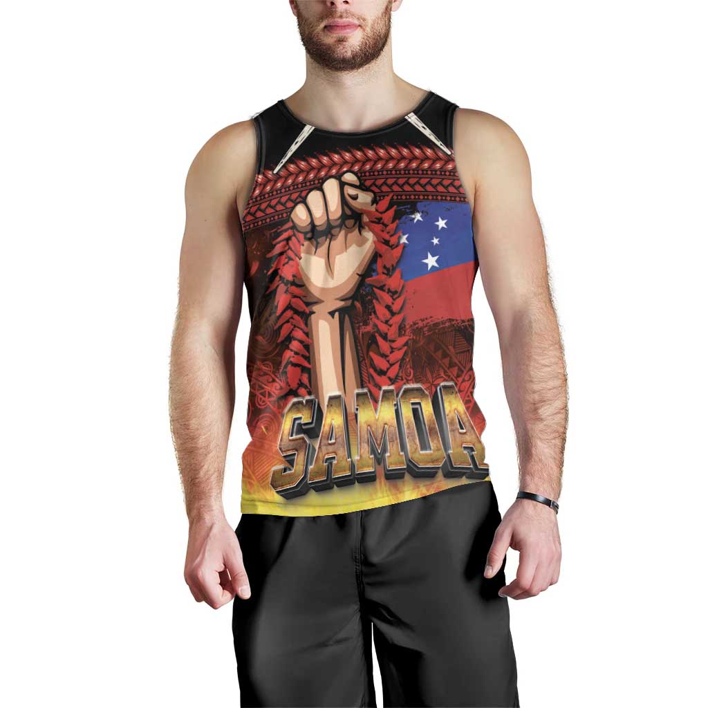 Personalised Samoan Spirit - Samoa Tribal Heritage Men Tank Top