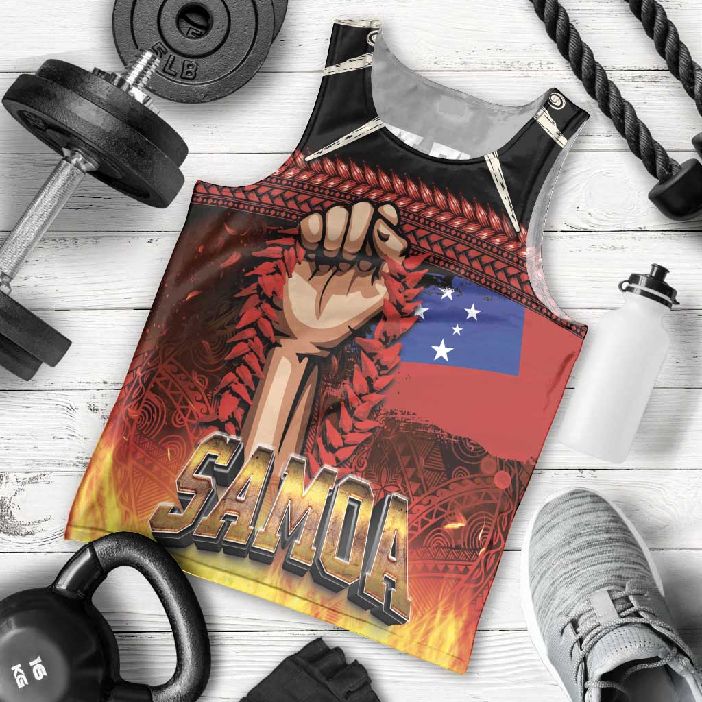 Personalised Samoan Spirit - Samoa Tribal Heritage Men Tank Top