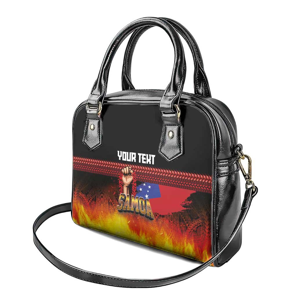 Personalised Samoan Spirit - Samoa Tribal Heritage Shoulder Handbag