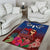 Proud of Samoa Area Rug Ula Nifo with Samoa 685 and Hibiscus Tapa Tribal Pattern