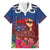 Proud of Samoa Family Matching Off Shoulder Short Dress and Hawaiian Shirt Ula Nifo with Samoa 685 and Hibiscus Tapa Tribal Pattern