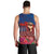 Proud of Samoa Men Tank Top Ula Nifo with Samoa 685 and Hibiscus Tapa Tribal Pattern