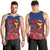 Proud of Samoa Men Tank Top Ula Nifo with Samoa 685 and Hibiscus Tapa Tribal Pattern