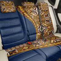 Samoan Siapo Back Car Seat Cover Tatau Pattern Half Style LT03 - Polynesian Pride