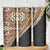 Samoan Siapo Skinny Tumbler Tatau Pattern Half Style Retro Mode