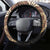 Samoan Siapo Steering Wheel Cover Tatau Pattern Half Style Retro Mode LT03 - Polynesian Pride