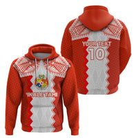 Custom Tonga Rugby Hoodie Ikale Tahi Ngatu Tribal Pattern LT03 - Polynesian Pride
