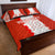 Custom Tonga Rugby Quilt Bed Set Ikale Tahi Ngatu Tribal Pattern