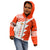 Custom Tonga Rugby Kid Hoodie Ikale Tahi Ngatu Tribal Pattern Half Style LT03