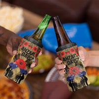 Australia and New Zealand ANZAC Day 4 in 1 Can Cooler Tumbler Kangaroo and Kiwi Bird Soldier-Honor and Remember Vintage Style LT03 - Polynesian Pride