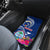 Personalised Guam Liberation Car Mats Latte Stone and Guahan Seal Jungle Flower