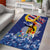 Hawaii King Kamehameha Day Area Rug Lei Sea Waves Polynesian Tapa Pattern