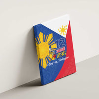 Philippines Independence Day Canvas Wall Art Araw ng Kalayaan Polynesian Sun and YAKAN Pattern