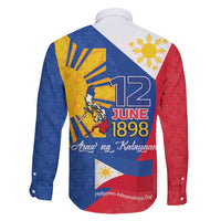 Philippines Independence Day Family Matching Summer Maxi Dress and Hawaiian Shirt Araw ng Kalayaan Polynesian Sun and YAKAN Pattern