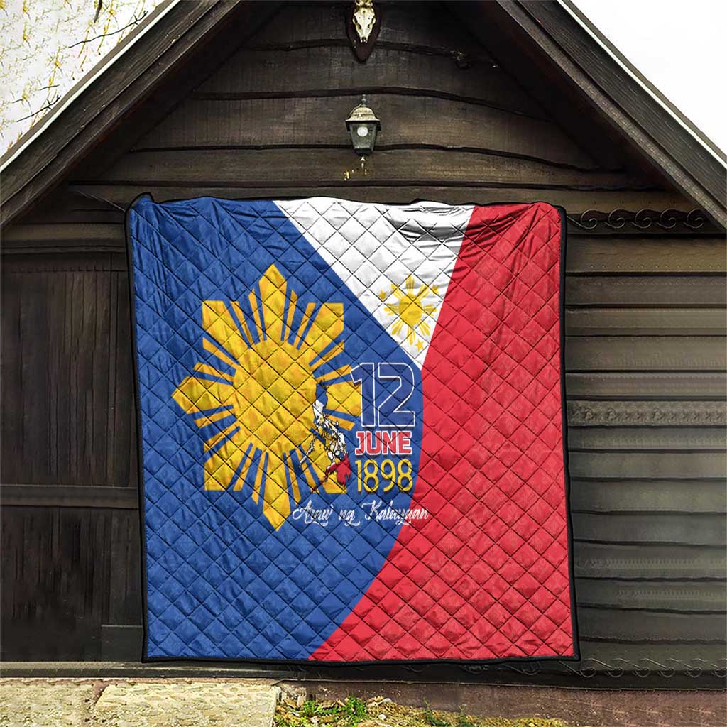 Philippines Independence Day Quilt Araw ng Kalayaan Polynesian Sun and YAKAN Pattern