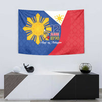 Philippines Independence Day Tapestry Araw ng Kalayaan Polynesian Sun and YAKAN Pattern
