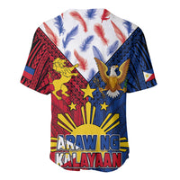 Philippines Independence Day 126th Anniversary Baseball Jersey Polynesian Pattern National Flag Style