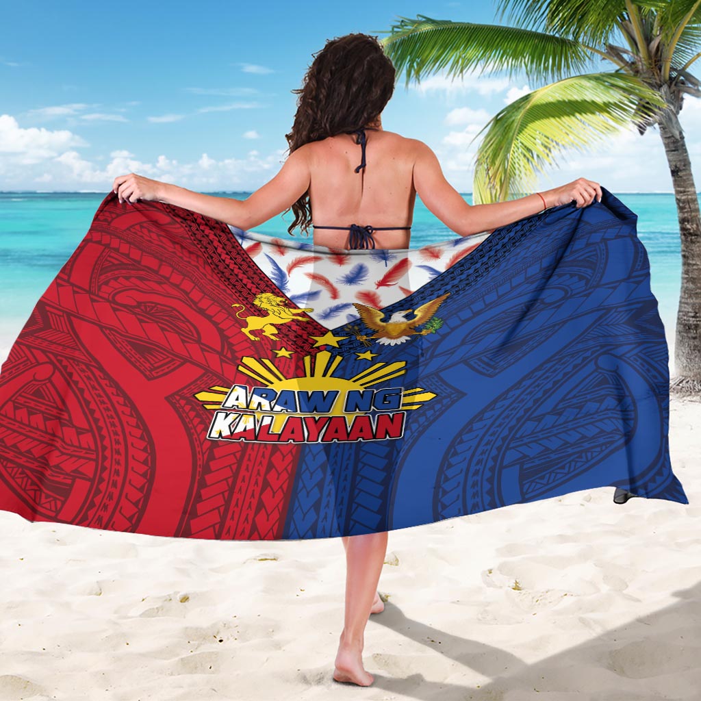 Philippines Independence Day 126th Anniversary Sarong Polynesian Pattern National Flag Style