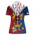 Philippines Independence Day 126th Anniversary Women Polo Shirt Polynesian Pattern National Flag Style