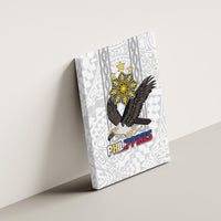 Philippines Eagle Week Canvas Wall Art Polynesian Pattern Barong Style