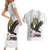 Philippines Eagle Week Couples Matching Short Sleeve Bodycon Dress and Hawaiian Shirt Polynesian Pattern Barong Style