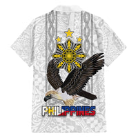 Philippines Eagle Week Family Matching Tank Maxi Dress and Hawaiian Shirt Polynesian Pattern Barong Style