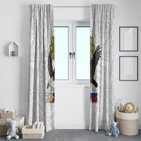 Philippines Eagle Week Window Curtain Polynesian Pattern Barong Style