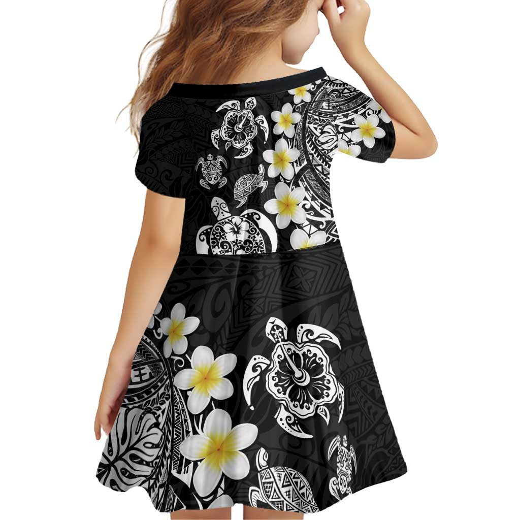 Hawaiian Plumeria Turtles Family Matching Puletasi and Hawaiian Shirt Polynesian Art Tattoo