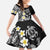Hawaiian Plumeria Turtles Family Matching Summer Maxi Dress and Hawaiian Shirt Polynesian Art Tattoo