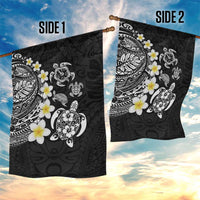Hawaiian Plumeria Turtles Garden Flag Polynesian Art Tattoo