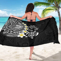 Hawaiian Plumeria Turtles Sarong Polynesian Art Tattoo