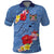 Bula Fiji Hibiscus and Plumeria Flowers Polo Shirt Tapa Tattoo Polynesian Pattern