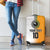 Custom Fiji and Australia Rugby Luggage Cover Aboriginal and Fijian Masi Pattern
