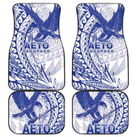 American Samoa Pago Pago Aeto Car Mats Wingstyle Blue-White Color LT03 - Polynesian Pride