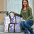 Samoa Pago Pago Aeto Travel Bag Wingstyle Blue-White Color - Polynesian Pride
