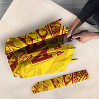 Samoa Pago Pago Aeto Umbrella Wingstyle Red-Gold Color - Polynesian Pride