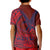 Samoa Pago Pago Aeto Kid Polo Shirt Wingstyle Red-Blue Color - Polynesian Pride