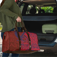 Samoa Pago Pago Aeto Travel Bag Wingstyle Red-Blue Color - Polynesian Pride
