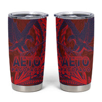 Samoa Pago Pago Aeto Tumbler Cup Wingstyle Red-Blue Color - Polynesian Pride