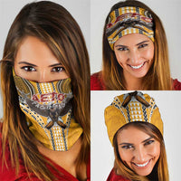 American Samoa Pago Pago Aeto Neck Gaiter Bald Eagle with Polynesian Art Tattoos LT03