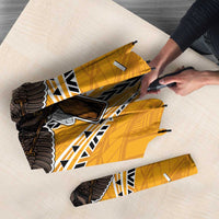 Samoa Pago Pago Aeto Umbrella Bald Eagle with Polynesian Art Tattoos - Polynesian Pride